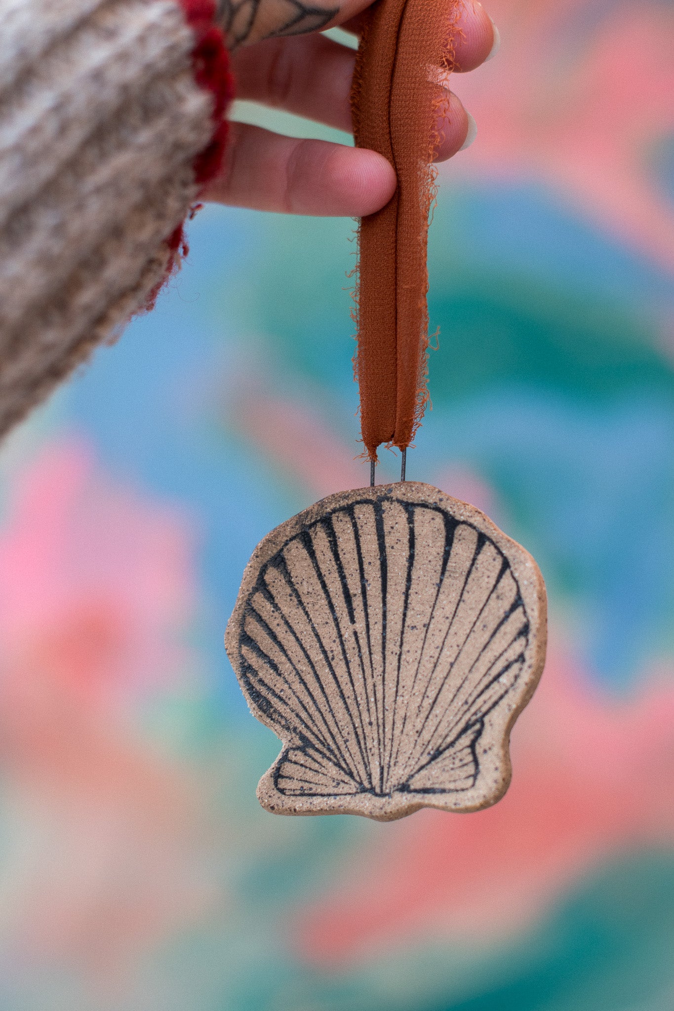 Raw Shell Ornament