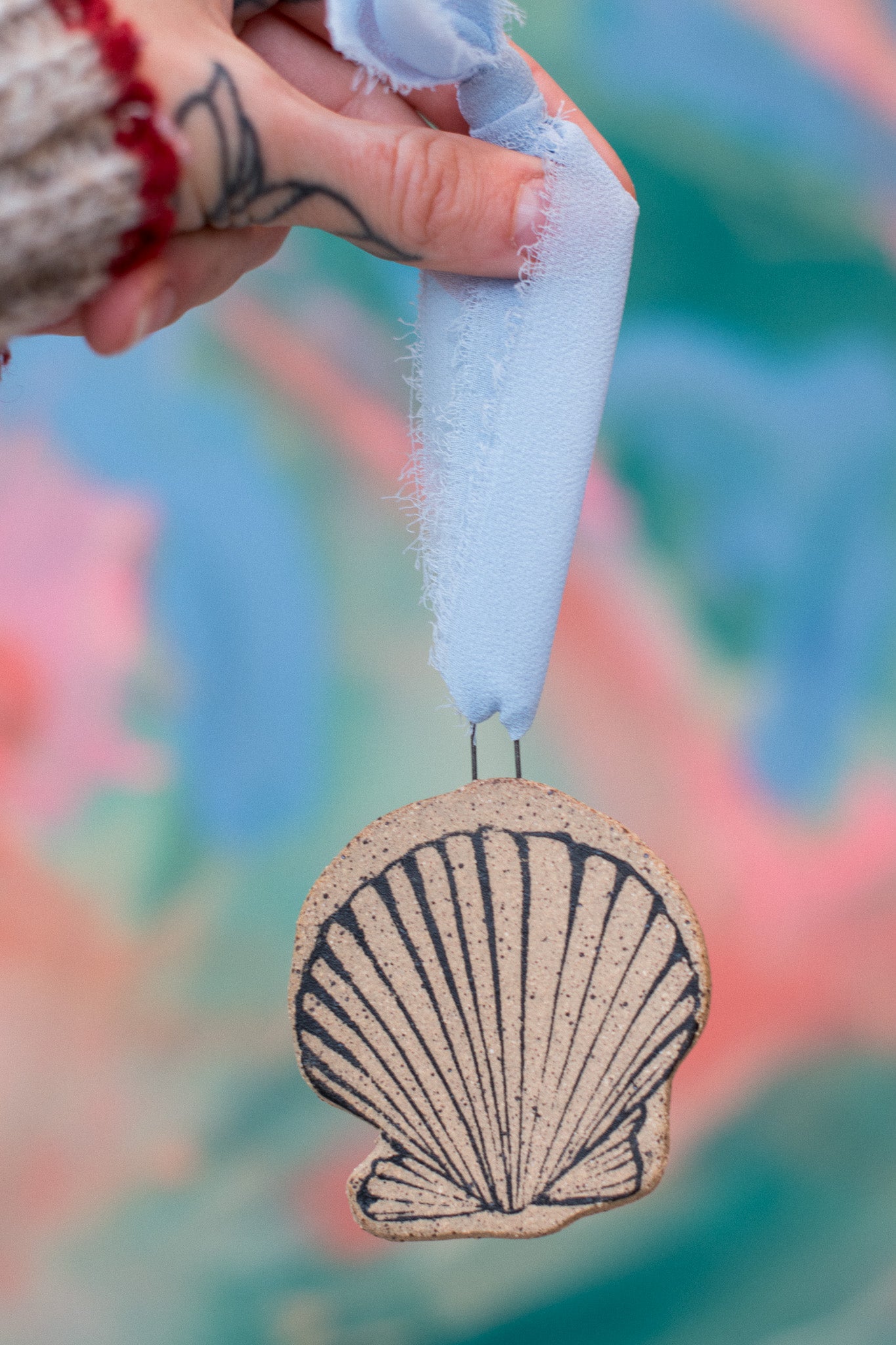 Raw Shell Ornament